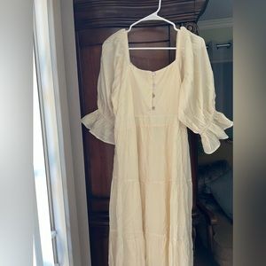 Worth Collective Enya Front Button Maxi Dress